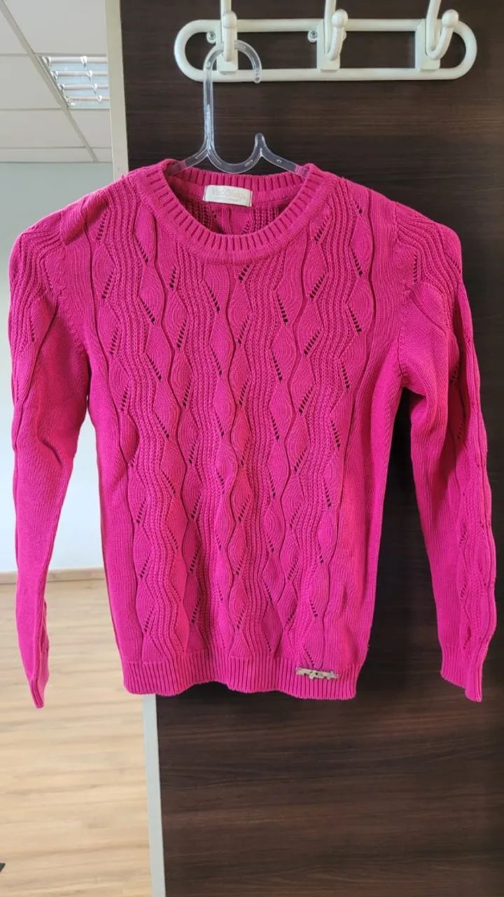 blusa de tricot tamanho10