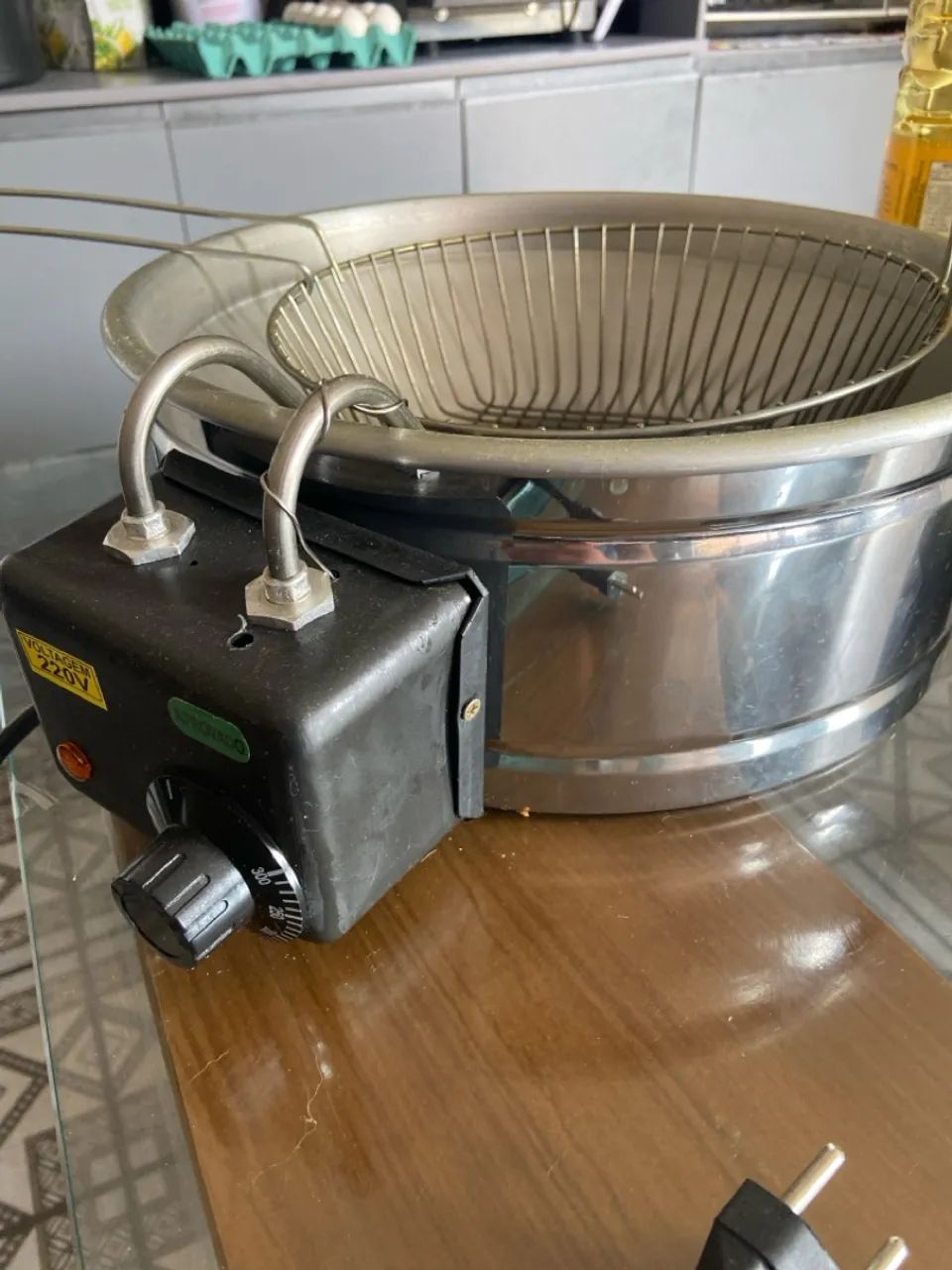 Mini fritadeira eletrica 220v 