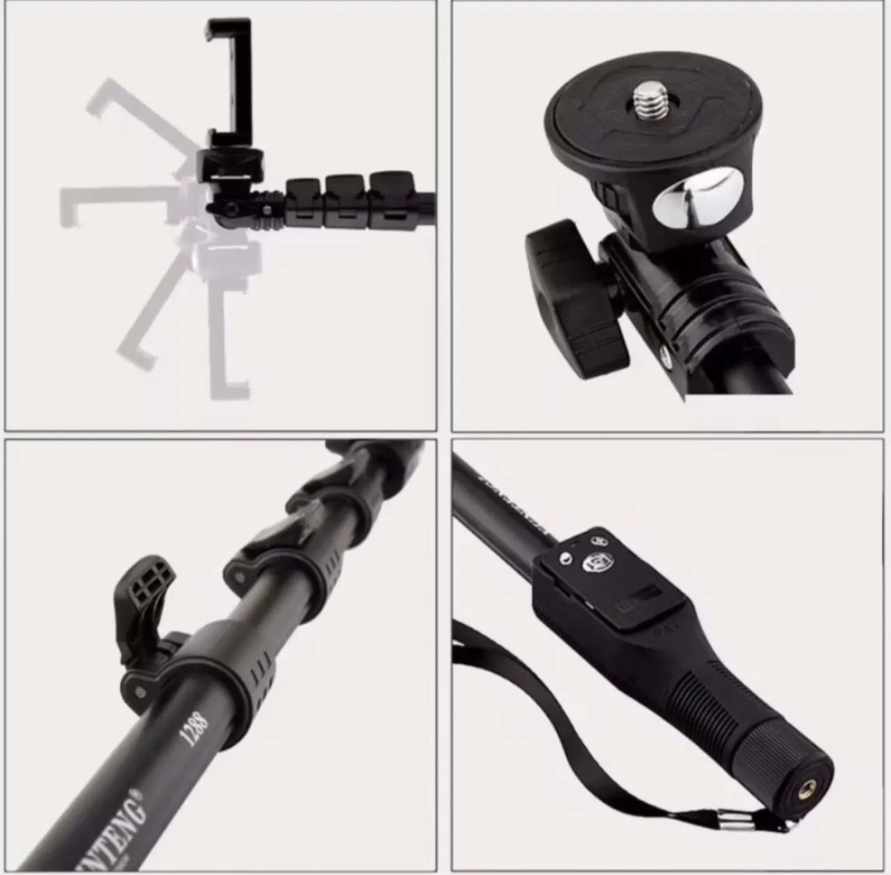 Pau de selfie - controle remoto - Foto 3