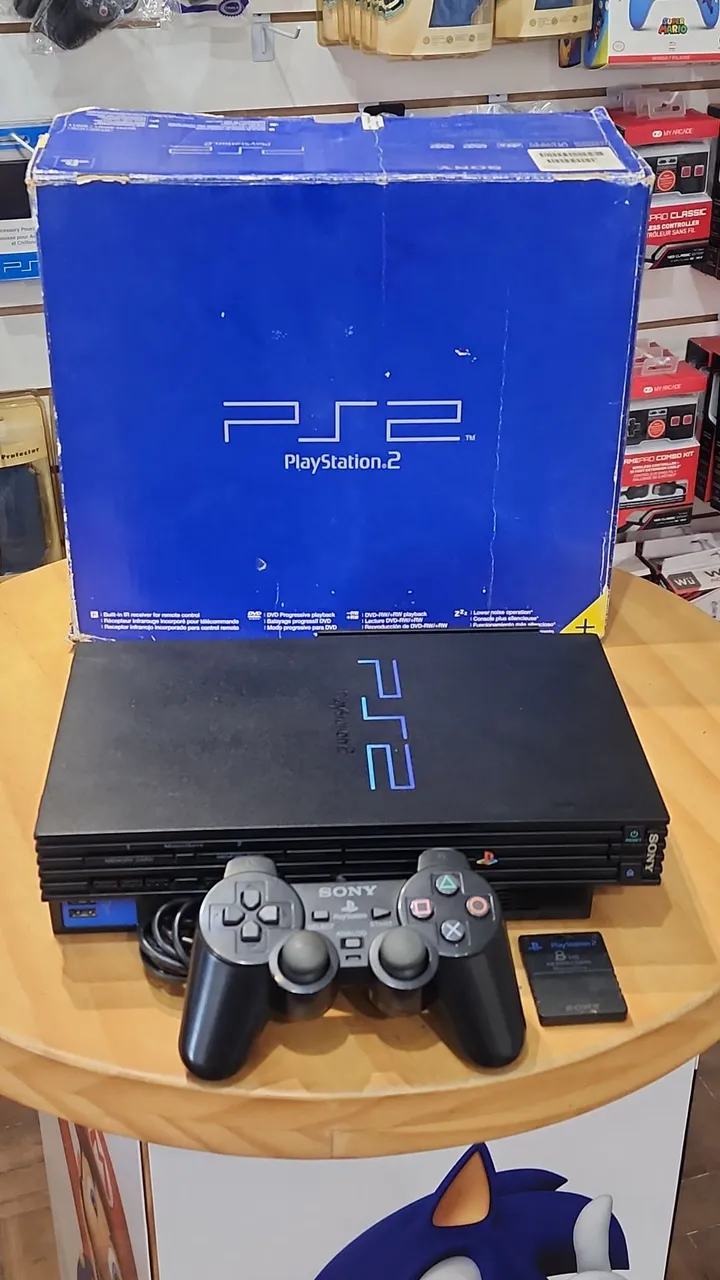 PlayStation 2 Completo - Console + Acessórios
