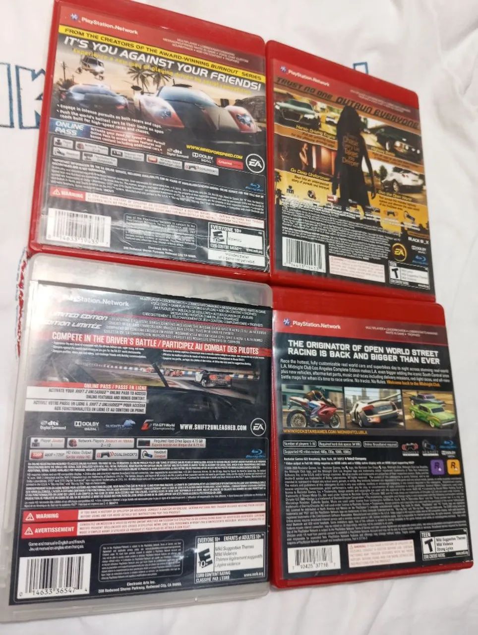 Lote Jogos Need 4 Speed Midnight Ps3 - Foto 2