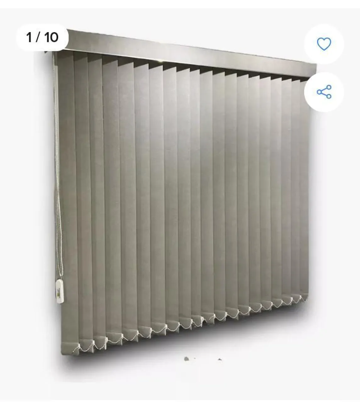 Persiana Vertical C/ Bando Tecido - 1,80 X 1,40 Mt Promoção