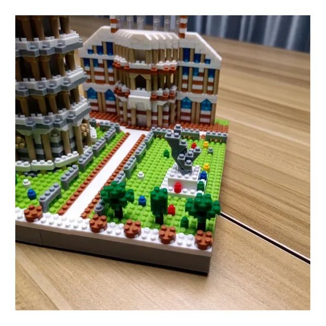 Kit de Blocos para Montar Torre Pisa e Catedral Duomo (22cm altura) - Foto 3