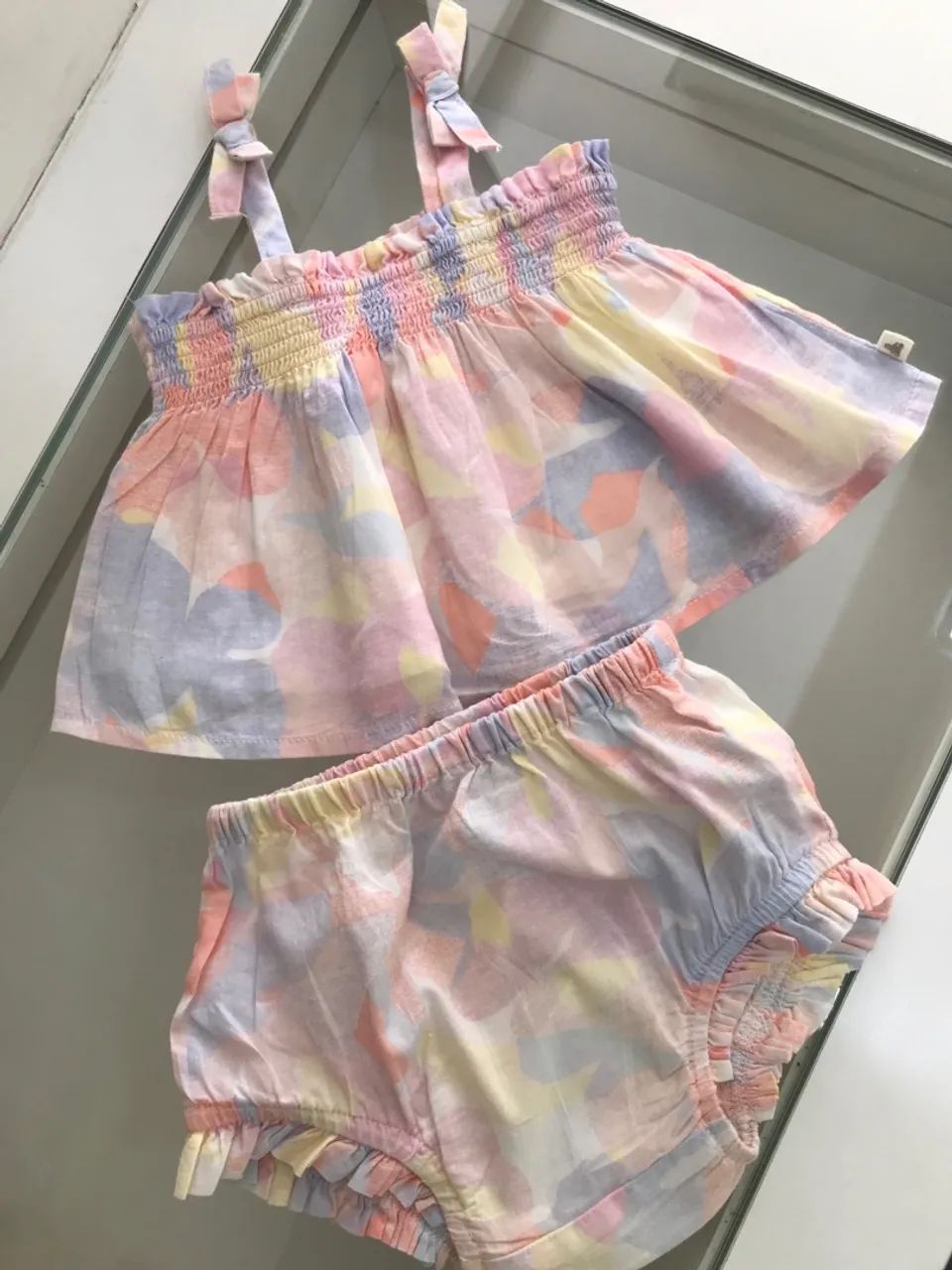 Conjunto bebê gap 0-3 meses 