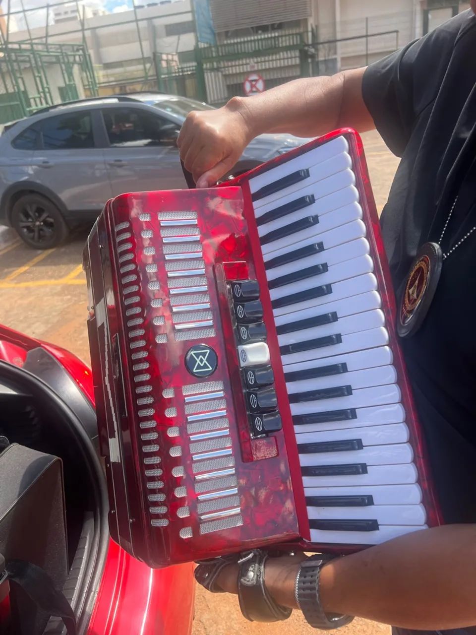 Acordeon - Sanfona - 80 baixos - Foto 4