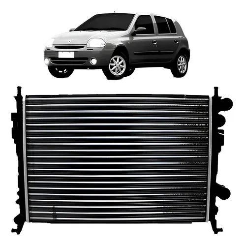 Radiador Clio 1999-2009 1.0/1.6 Manual Com Ar Tyc - Foto 2