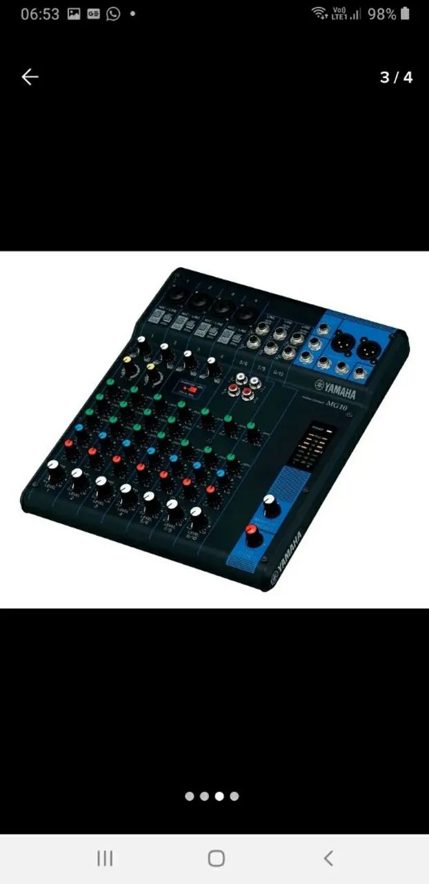 MESA DE SOM YAMAHA MG 10 (Nova na caixa) - Foto 2
