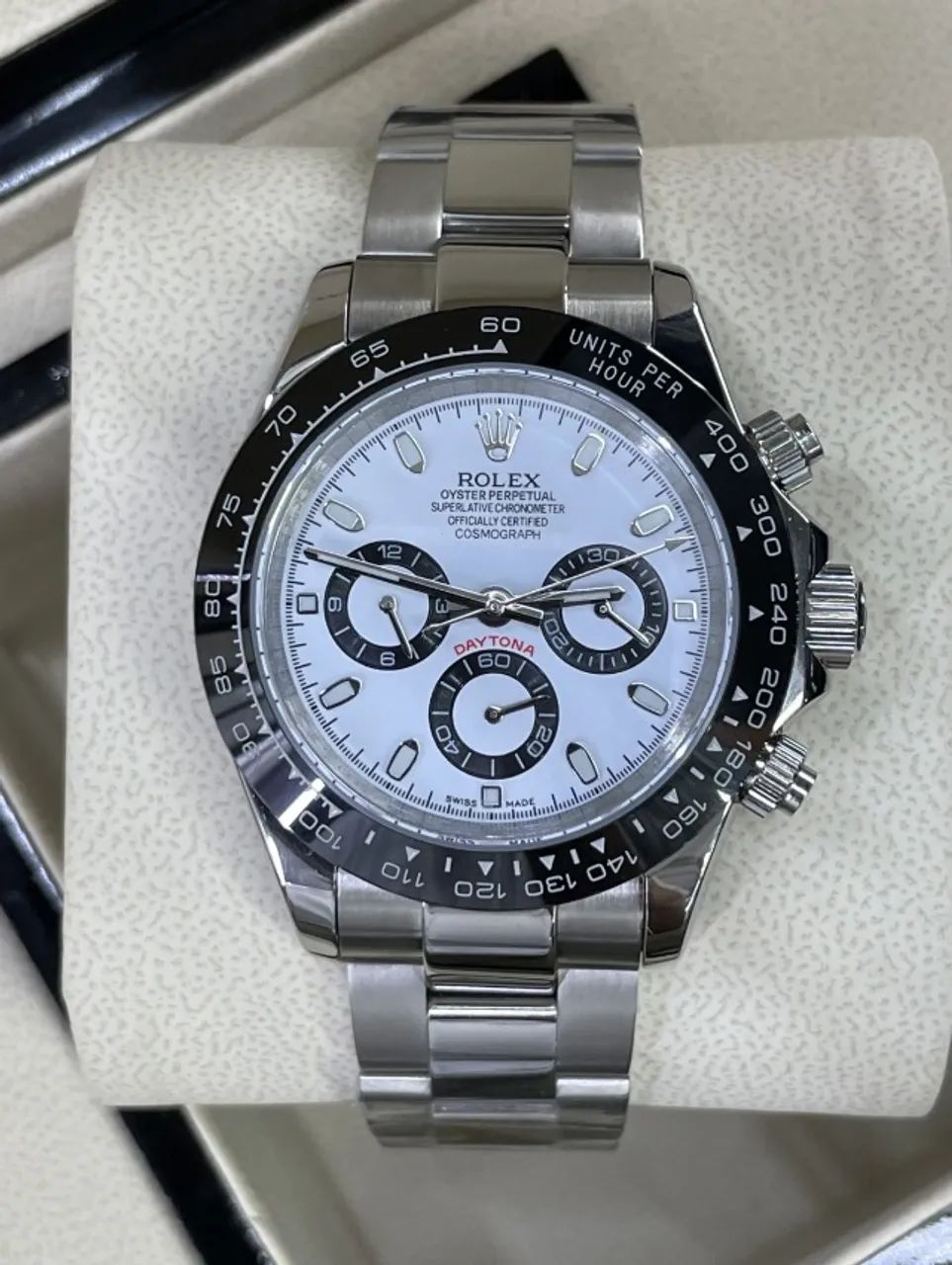 Relógio ROLEX Modelo Daytona - Mostrador Branco - Automático  - Foto 5