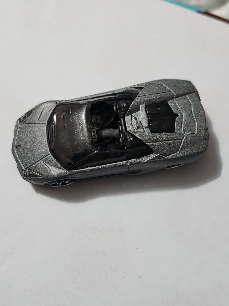 Miniatura Lamborghini Aventador Cinza - Foto 2