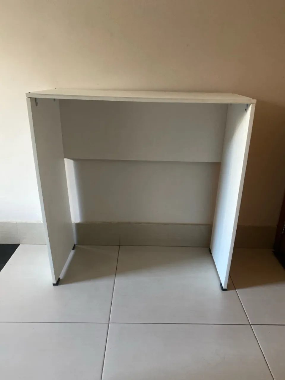 Escrivaninha Simples Branca MDF