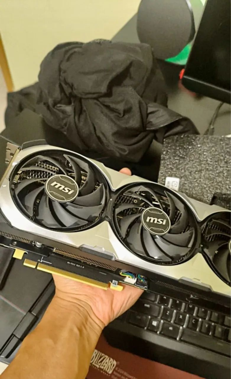 UNICA UNIDADE! Placa de Vídeo MSI GeForce RTX 4070 Ti Ventus 3X - Foto 3