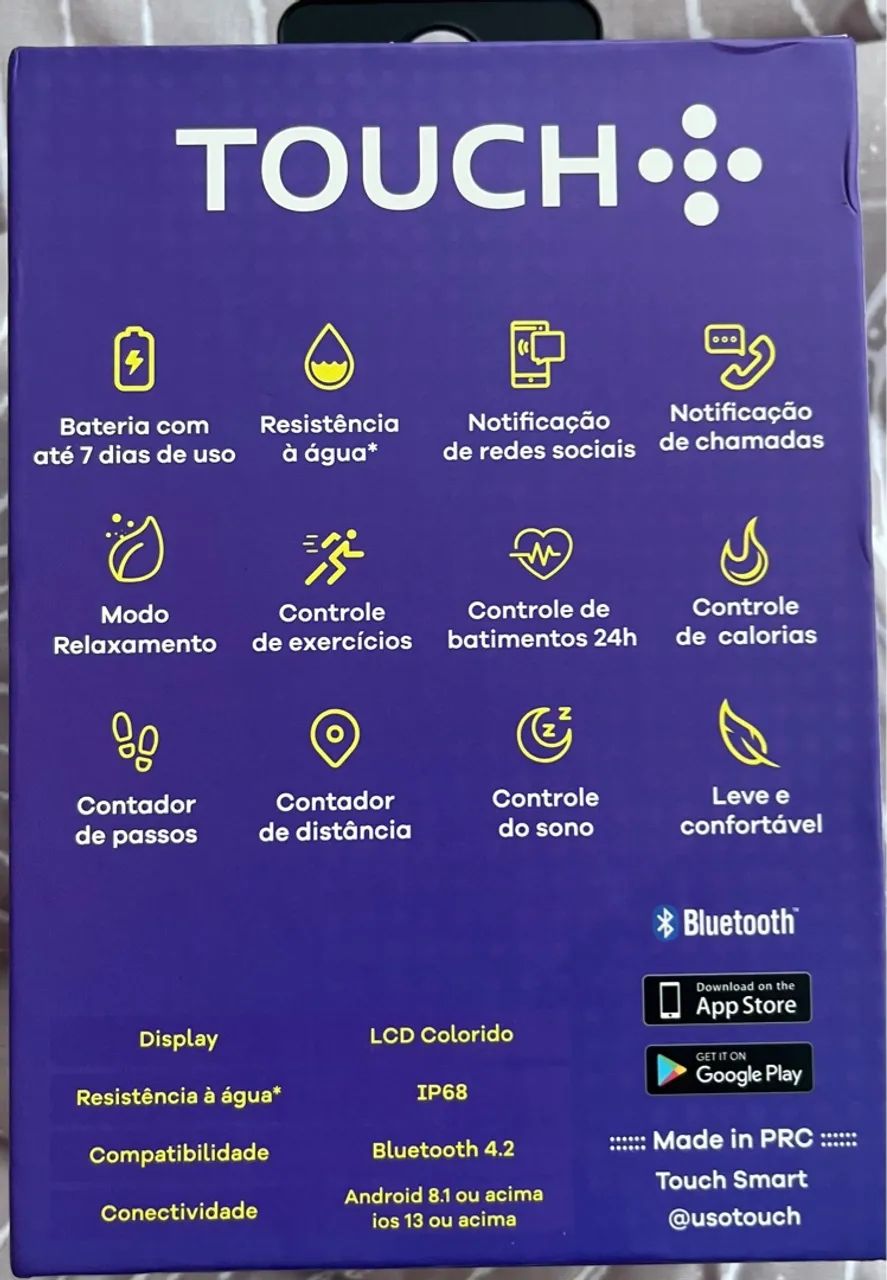 Relógio Smartwatch TOUCH GO - Bateria longa e notificações - Foto 3