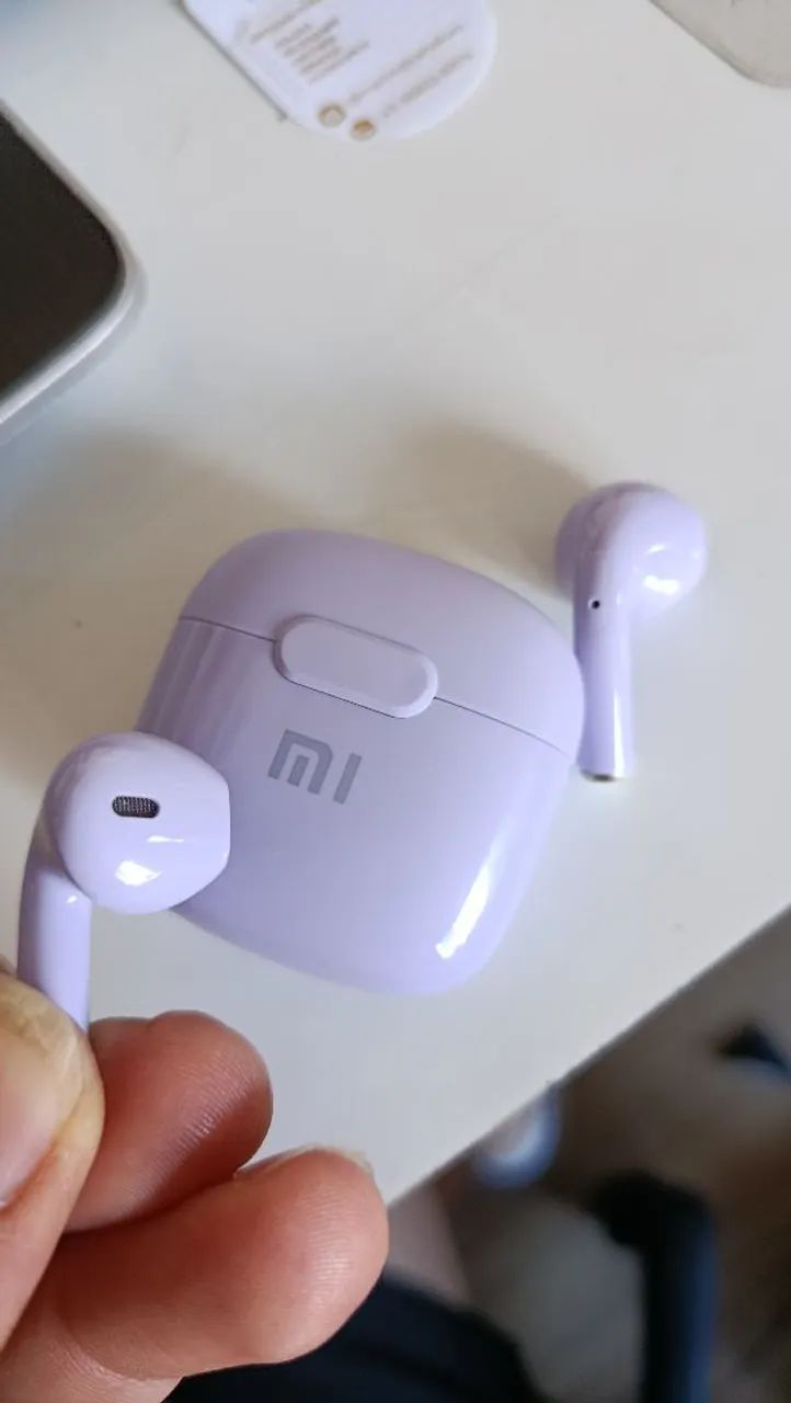 Fone de Ouvido Bluetooth 5.0 10 metros de alcance Cor Roxa Xiaomi XM006 25hs de Uso - Foto 3