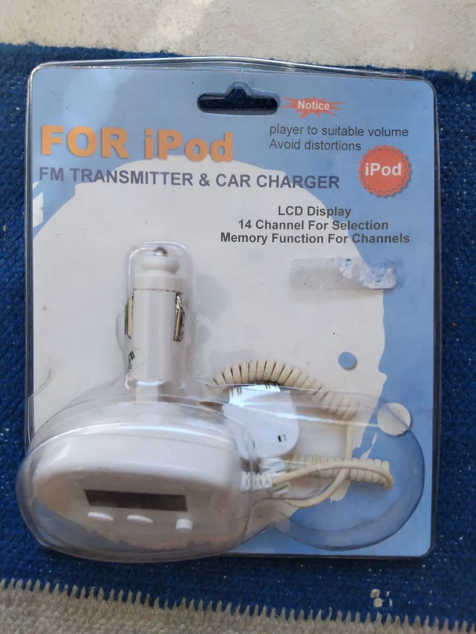 Carregador para carro Ipod