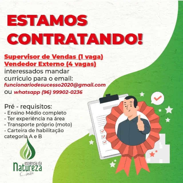 Vagas de emprego - Macapá, Amapá