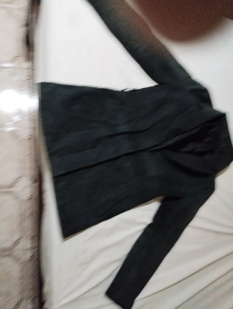 Casaco de Couro preto. - Foto 2