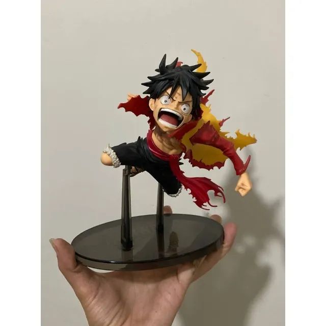 Action Figure One Piece Monkey D. Luffy 14cm Banpresto World Figure ...