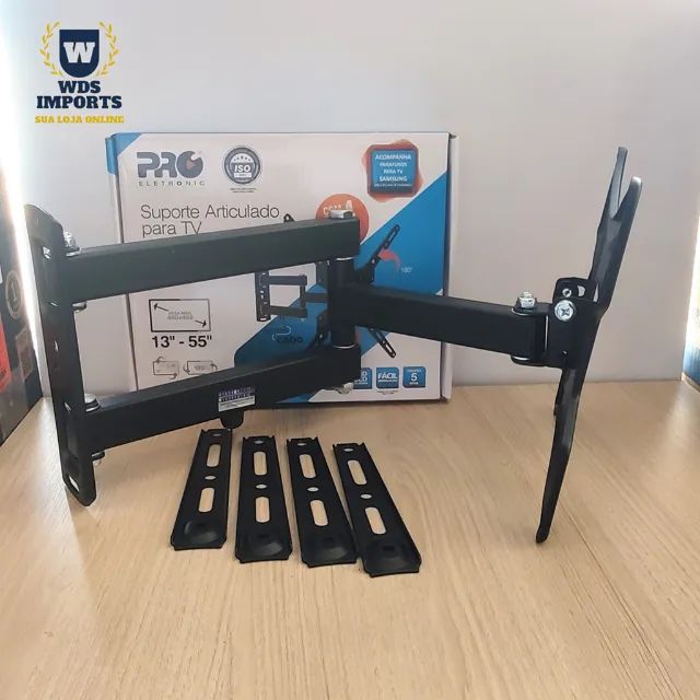 Suporte Articulado Tv 13 A 55 Polegadas - Pro Eletronic - Foto 2