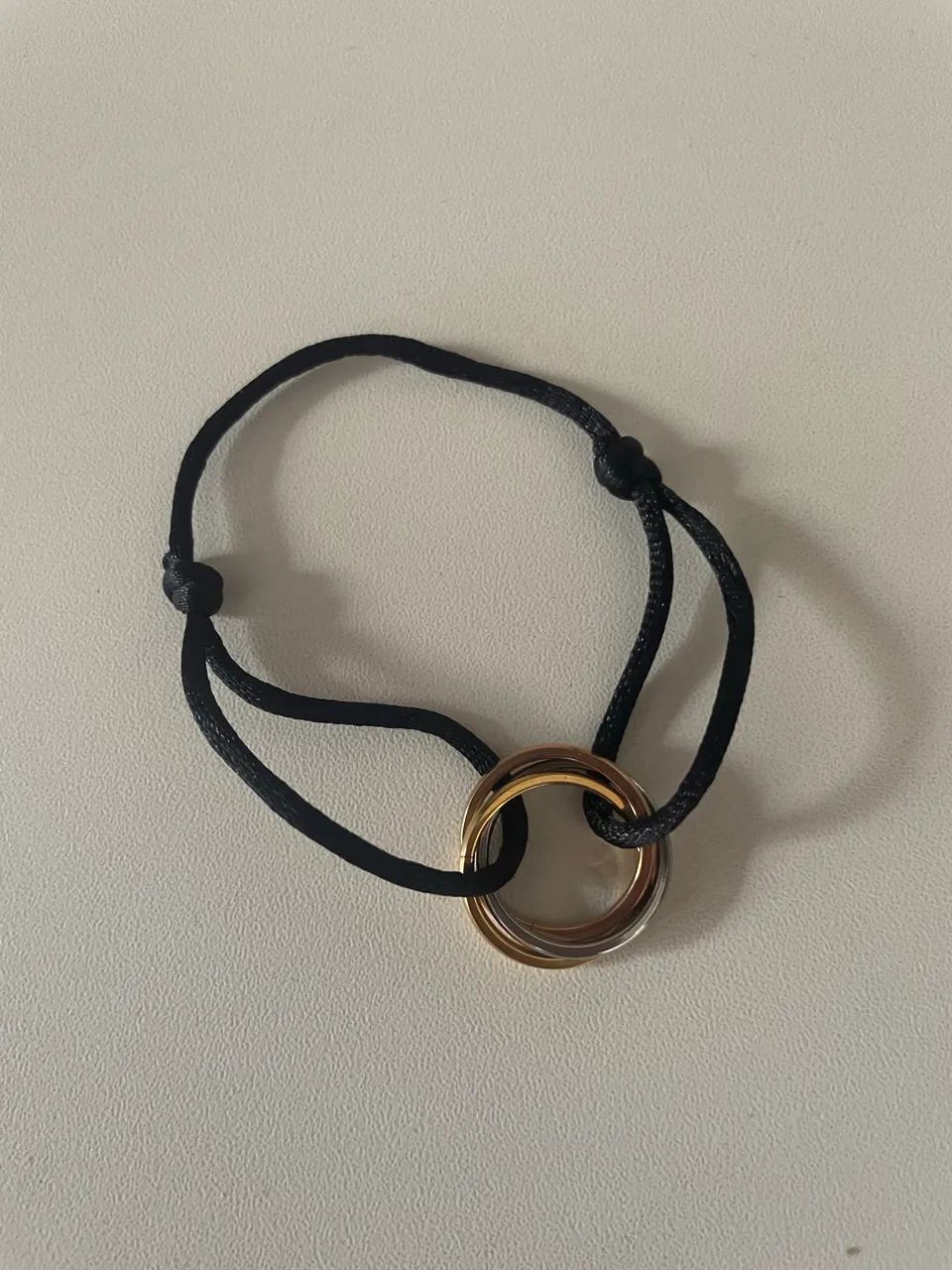 Pulseira estilo Cartier 3 alianças - Foto 3