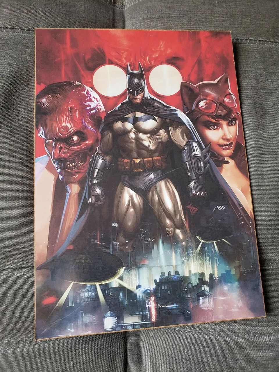 combo de quadros dc comics - superman - batman e robin - batman e vilões de Gotham - Foto 4