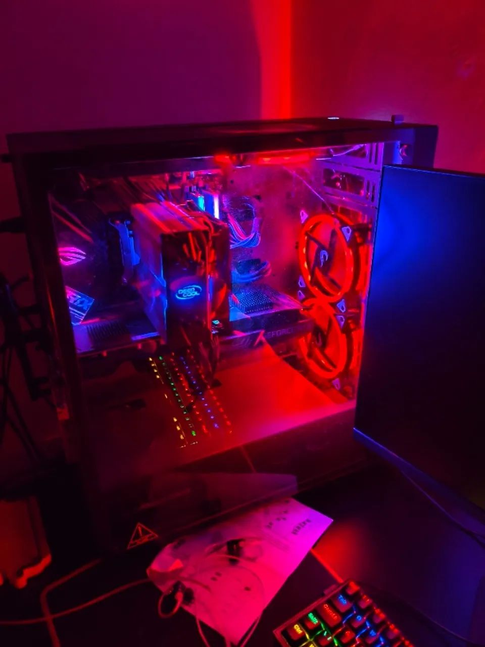 Vendo Computador Gamer + Cadeira + Teclado - Foto 2