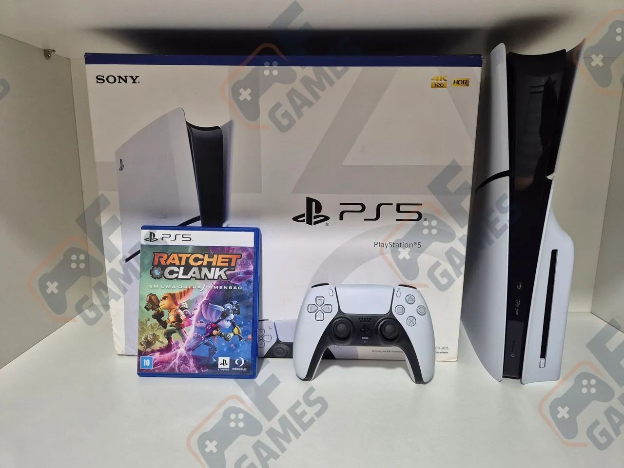 PS5 | Playstation 5 Slim 1TB Seminovo Com Leitor + Garantia | Aceito Cartão!!! - Foto 2