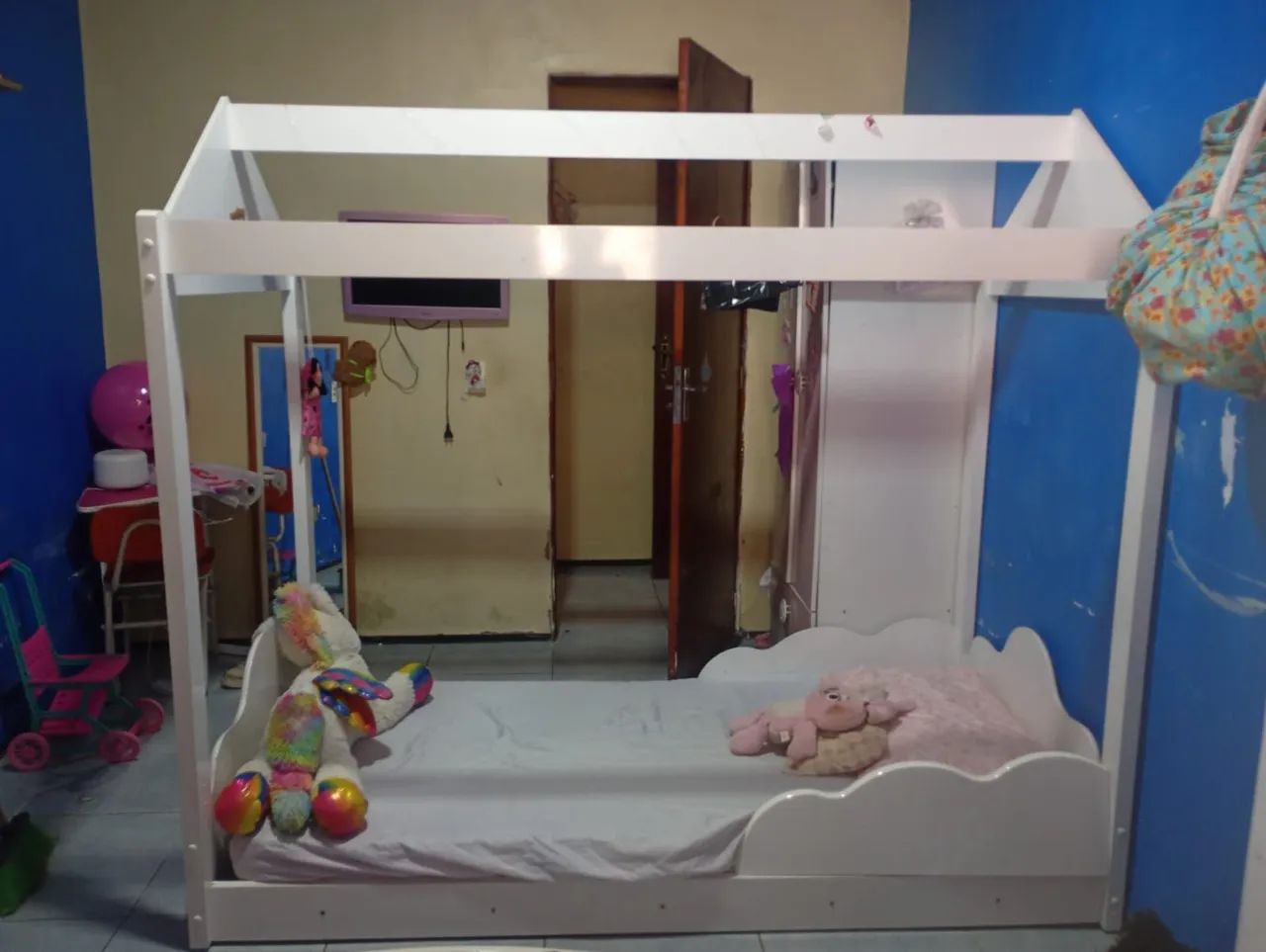 Cama infantil modelo casinha  - Foto 3