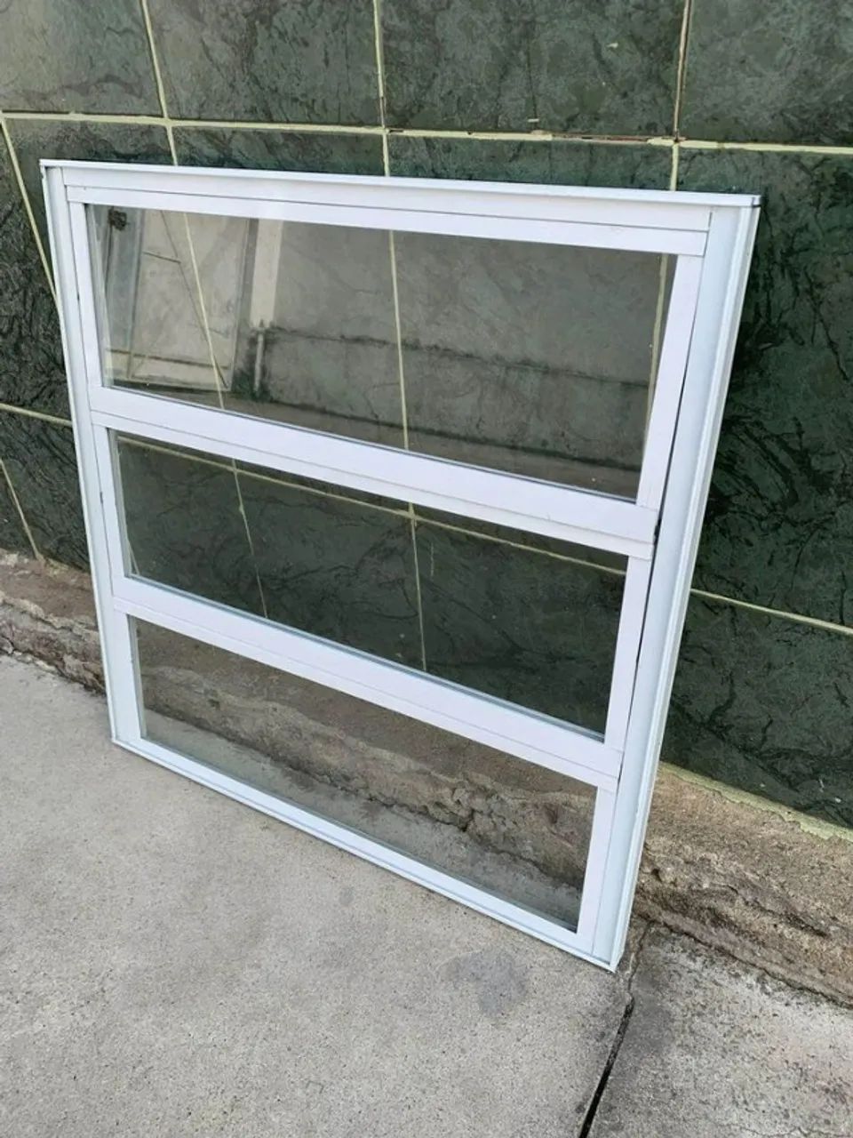 basculante tradicional aluminio branco 