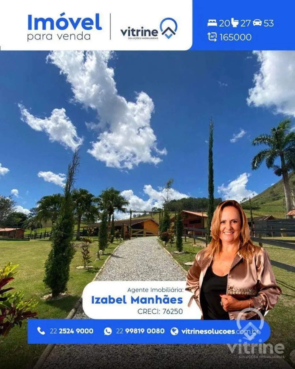 Hotel Fazenda em funcionamento com 165.000m², são 20 chalés completos - Região Serrana / R