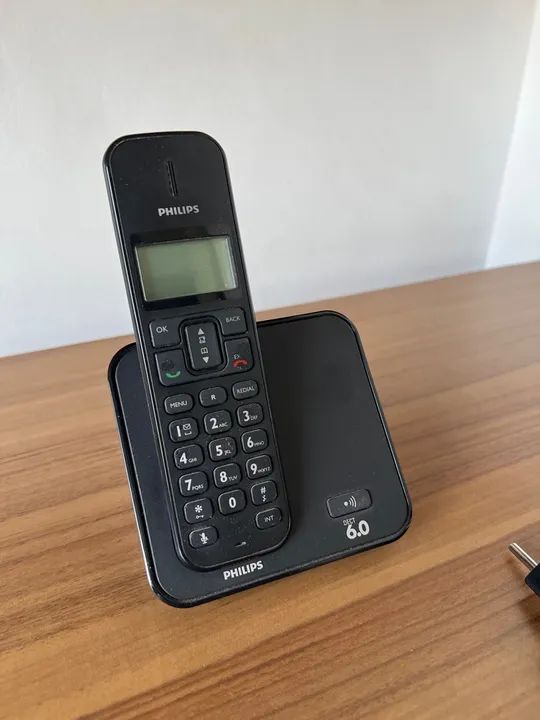 Telefone Fixo Sem Fio Philips DECT 6.0