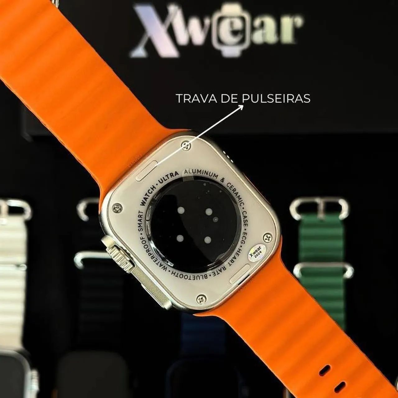 SMARTWATCH XS9 ULTRA 2 MAX | TRAVA DE PULSEIRAS E PARAFUSOS REAIS - Foto 2