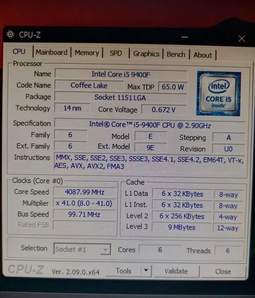 Processador Intel Core i5-9400F - Foto 3