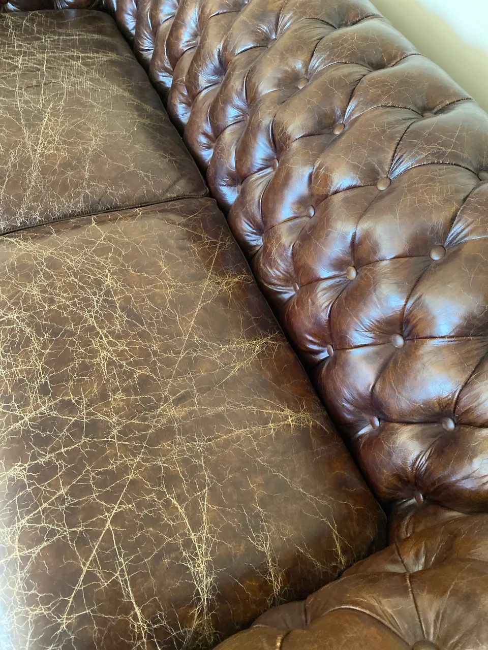 Sofá Chesterfield Marrom   - Foto 5