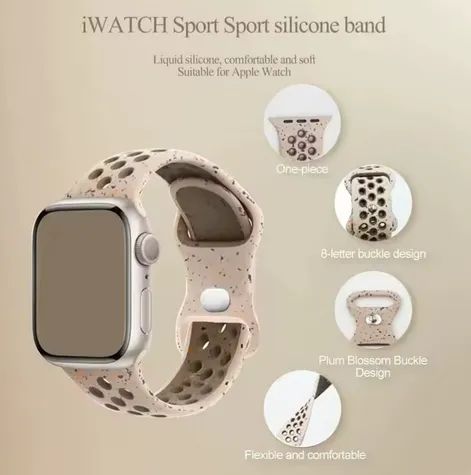 Pulseira estilo Nike pra Apple watch, Iwo 42 a 49mm - Foto 3