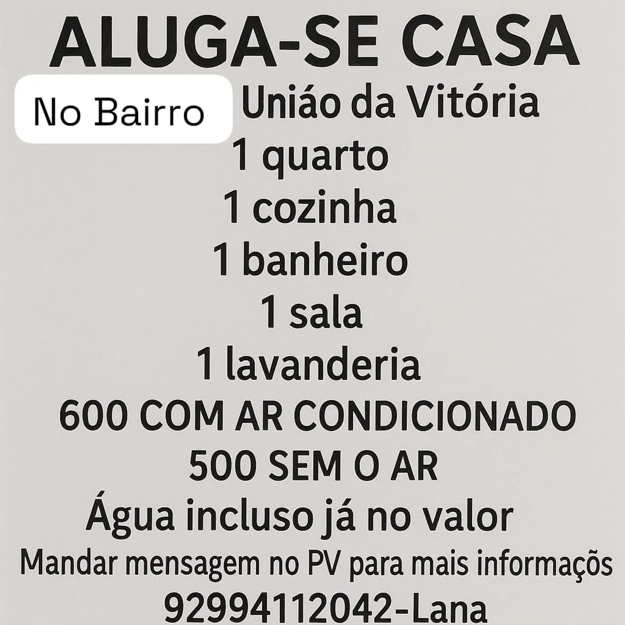 Alugo casa no união da vitória