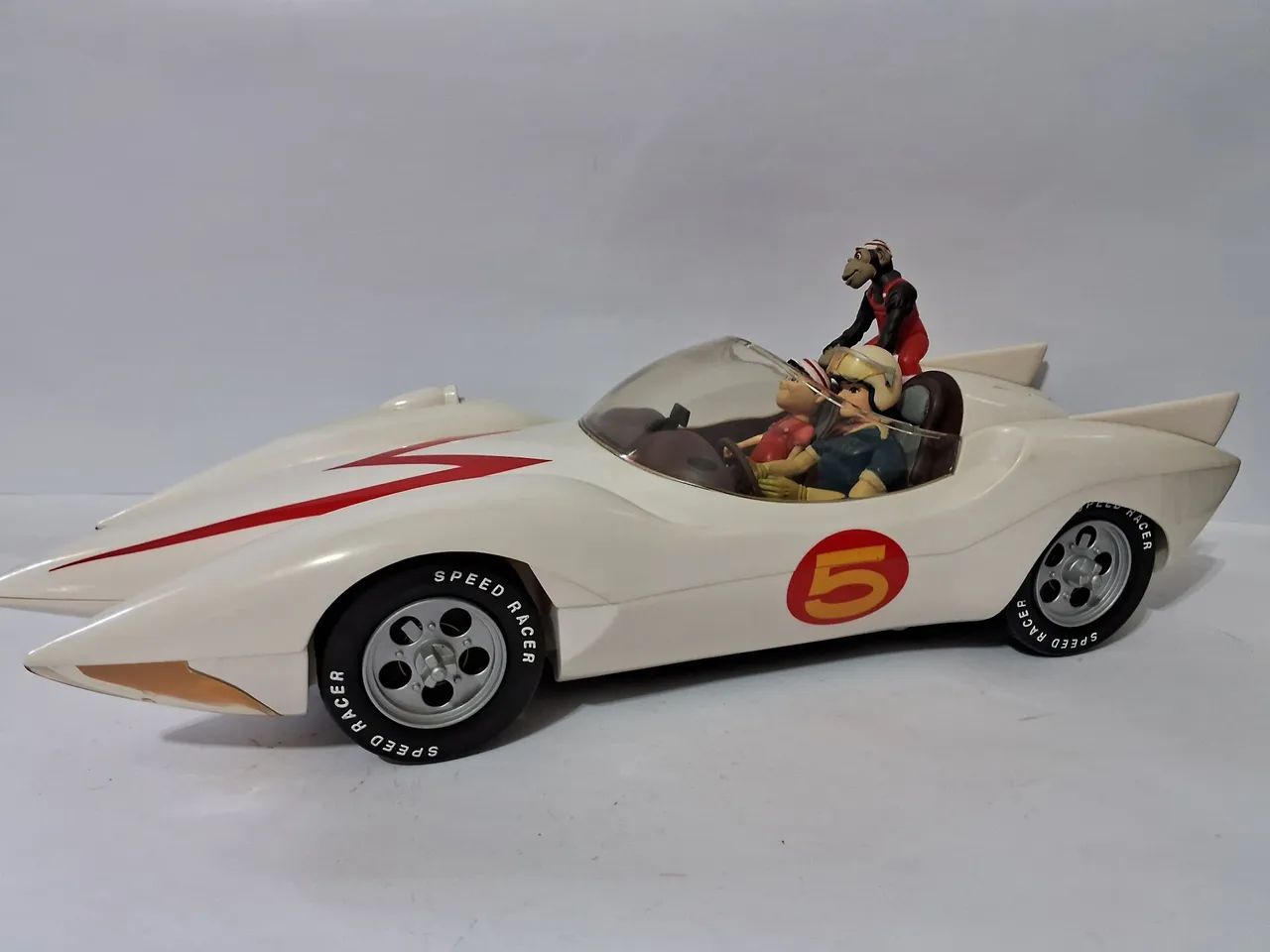 Resaurus Speed Racer Carro Mach 5 + Bonecos - Foto 3