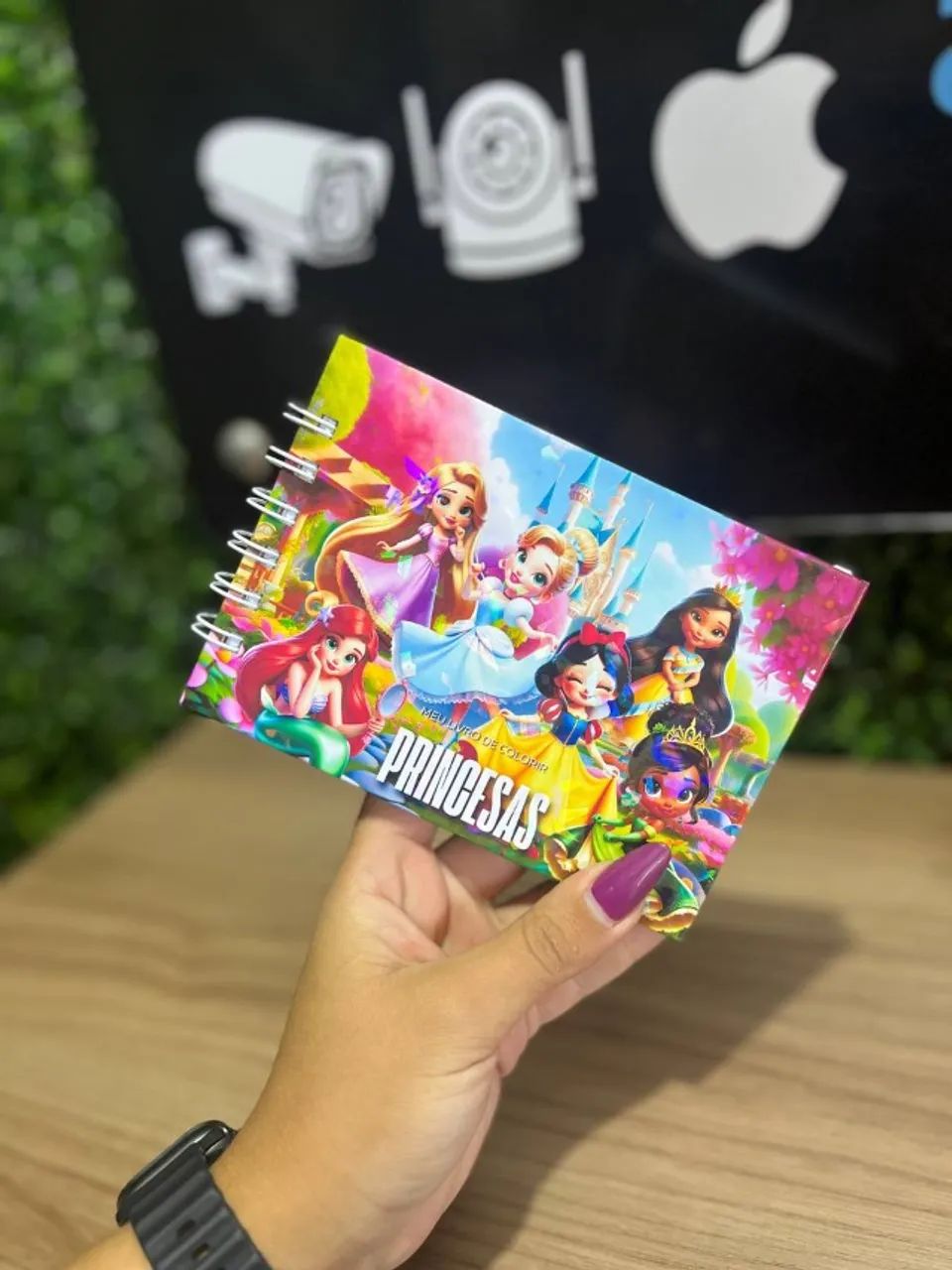  Mini Caderninho de Pintura - Princesas da Disney 