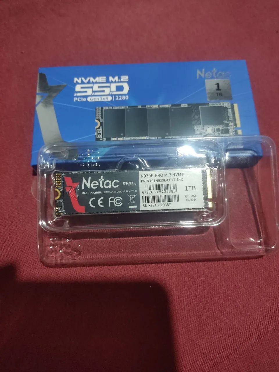 SSD NVMe M.2 Netac 1TB PCIe Gen3x4 Novo  - Foto 4