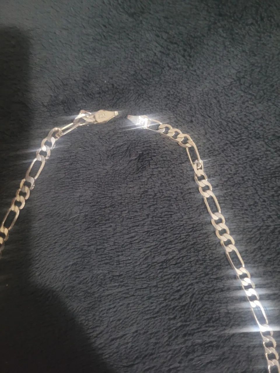Corrente 3x1 4mm 60cm prata pura 925 leiam a postagem  - Foto 5