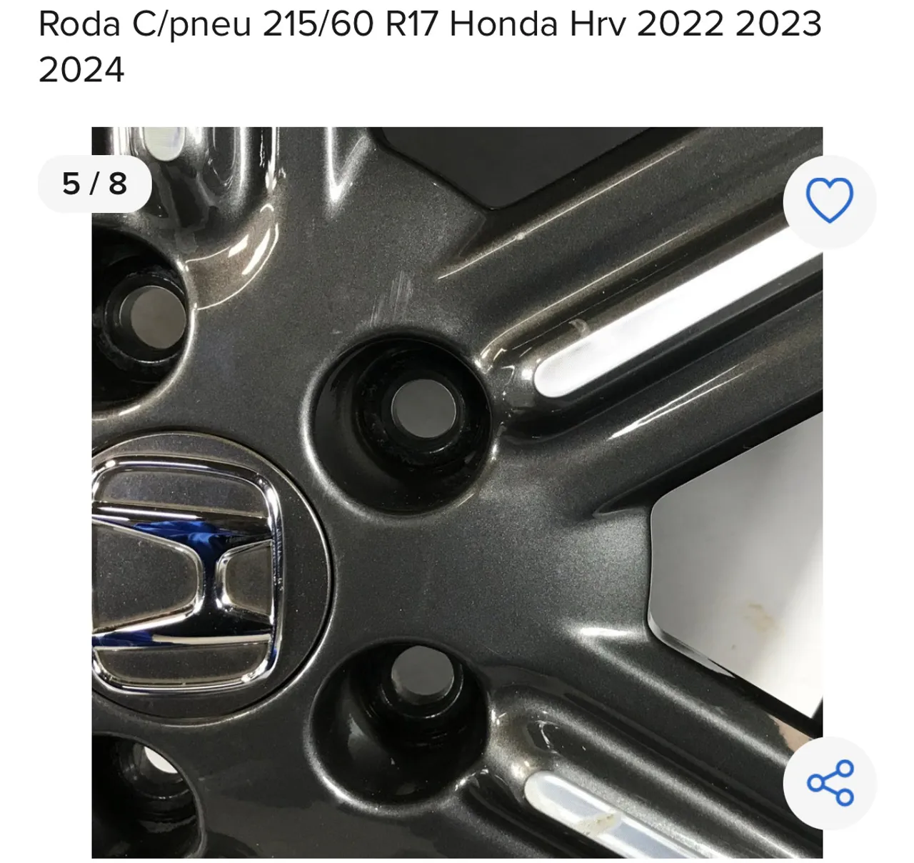 1 roda do HR-V 2023 zero