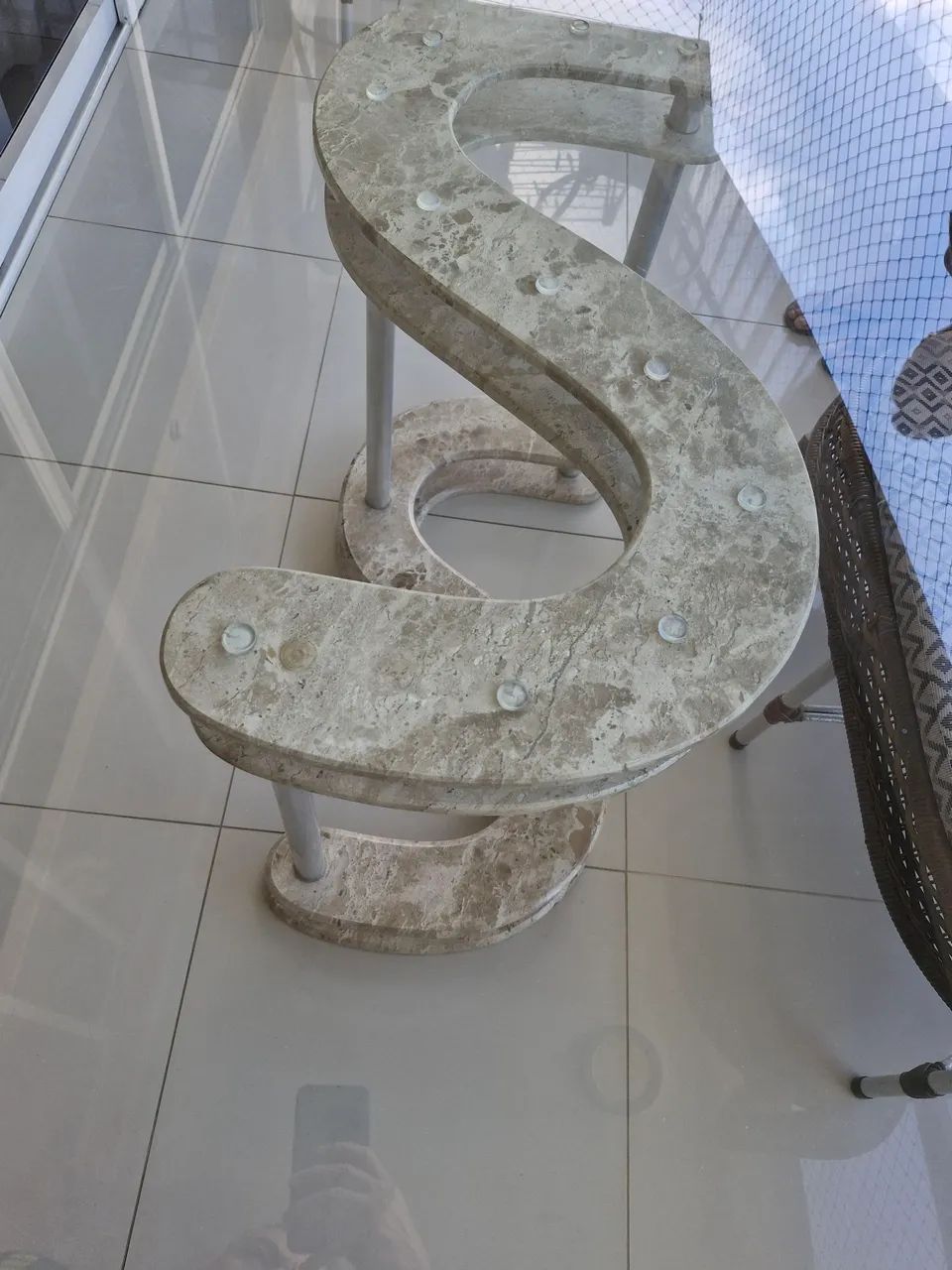 Mesa de Jantar em Mármore - Foto 5
