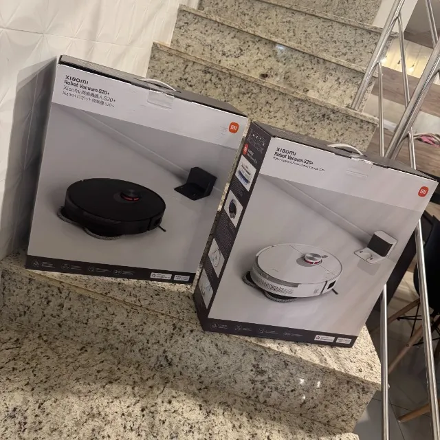 Robô Aspirador Xiaomi S20+ | A Evolução da Limpeza (Preto e Branco)