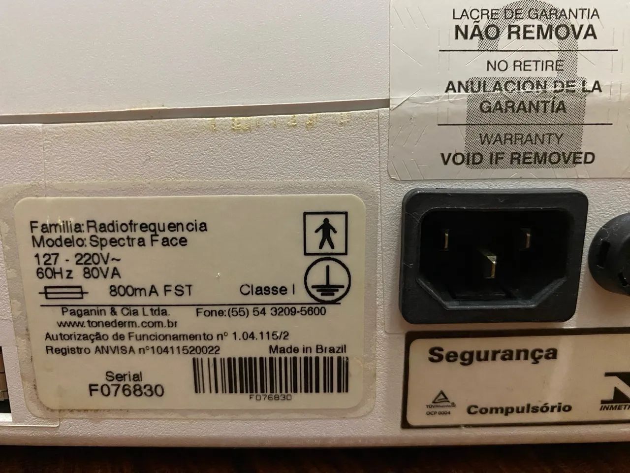 Aparelho Rádio Frequência Spectra face  - Foto 2