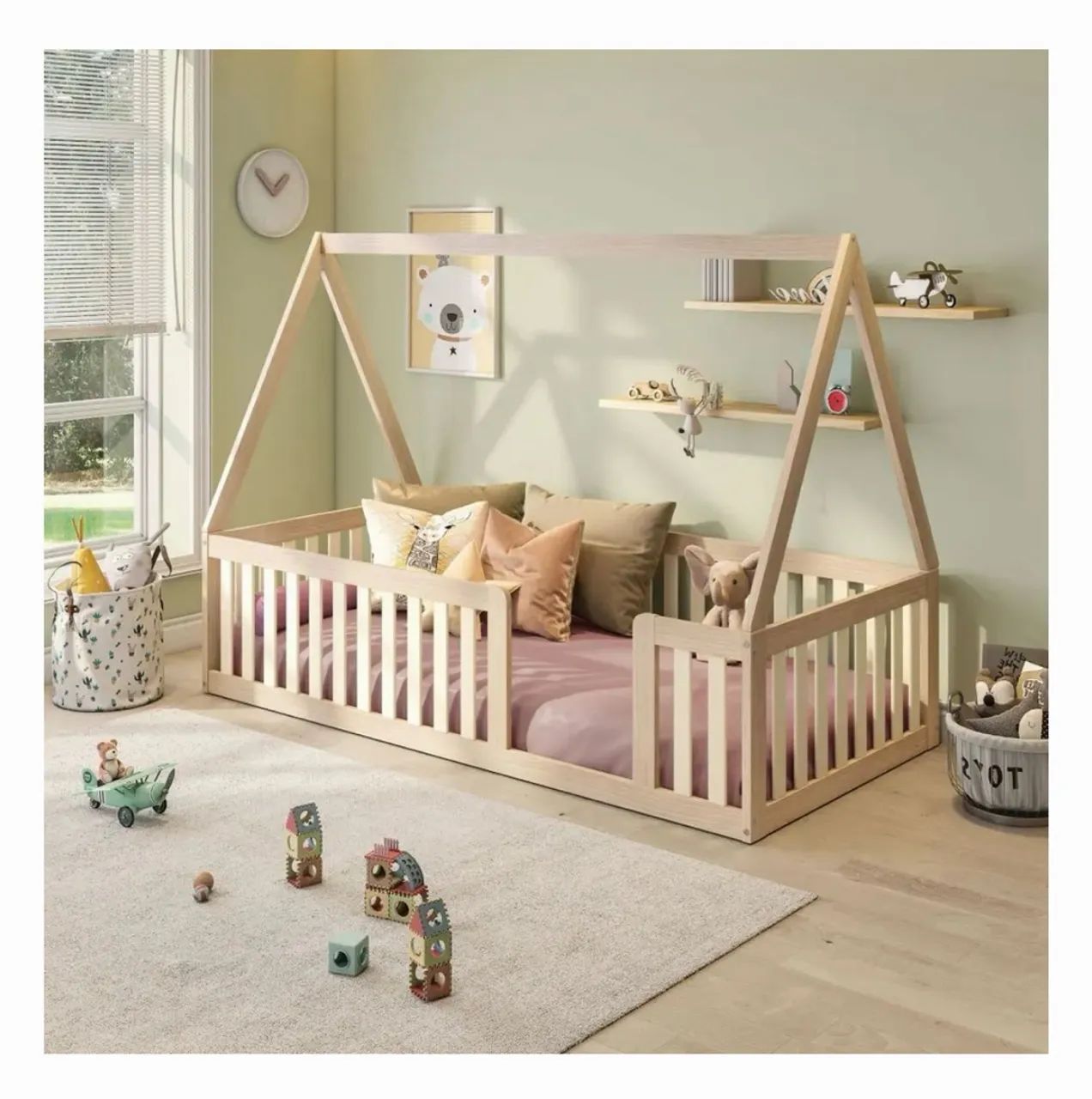 Cama Casinha Montessoriana Solteiro  - Foto 6