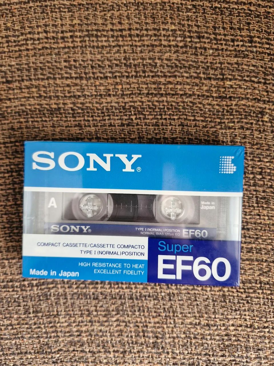 Fita Cassete Sony Super EF60 - Lacrada