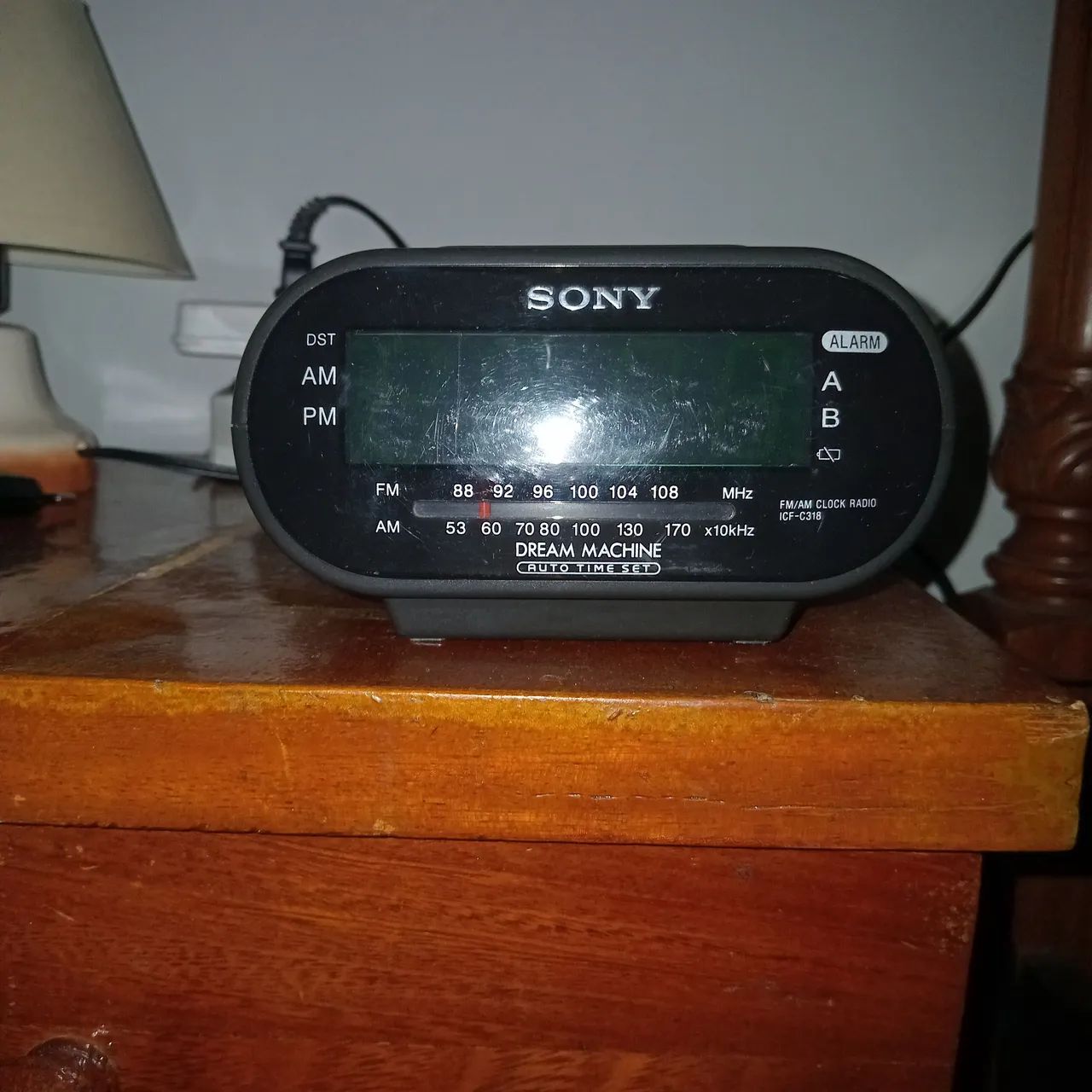 Rádio Relógio Sony