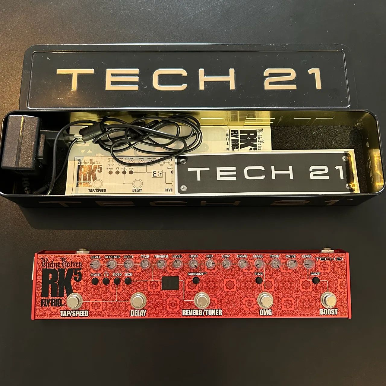 Pedaleira Guitarra Tech 21 Fly Rig Richie Kotzen Rk5 V2 Usa