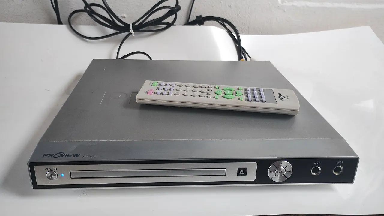 DVD player PROVIEW<br><br>DVD PLAYER<br><br>Modelo: DVP-203 M<br><br>DVD PLAYER<br><br>Modelo: DVP-203 M 