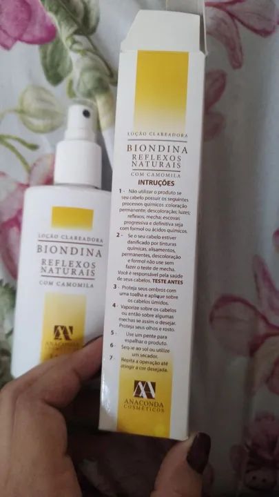 Loção Clareadora Biondina Reflexos Naturais - Foto 3