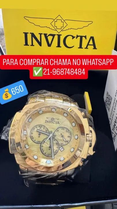Relógio INVICTA COALITION FORCES CRONOGRAPH 2025 - Foto 3